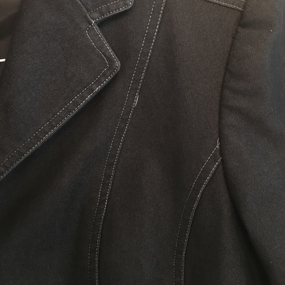 DONNA RAE NEW YORK Sz 12 charcoal jacket/blazer💐 - Picture 2 of 2