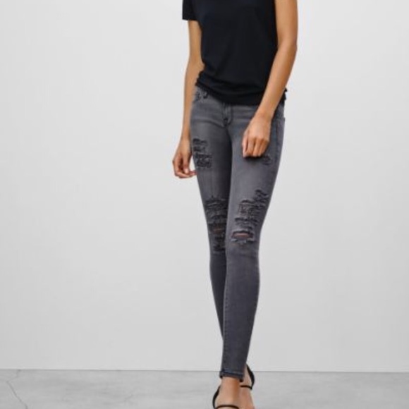 Frame Denim- Le color Rip (Dark Grey)- NWT