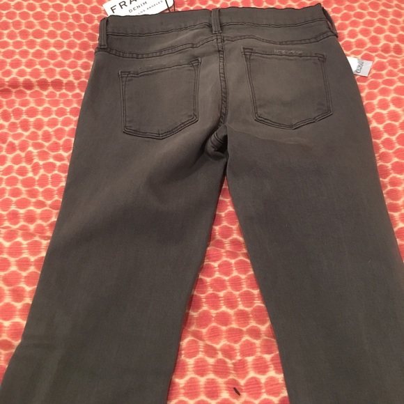 Frame Denim- Le color Rip (Dark Grey)- NWT