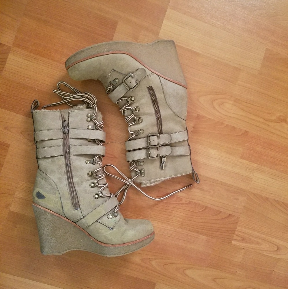 Wedge Booties