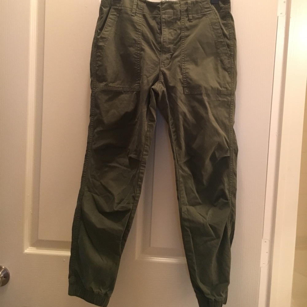 AEO cotton/canvas ankle pants