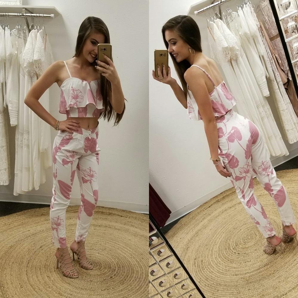 Pink Pants Set