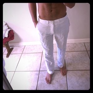 White pants by Polo Ralph Lauren. Good condition