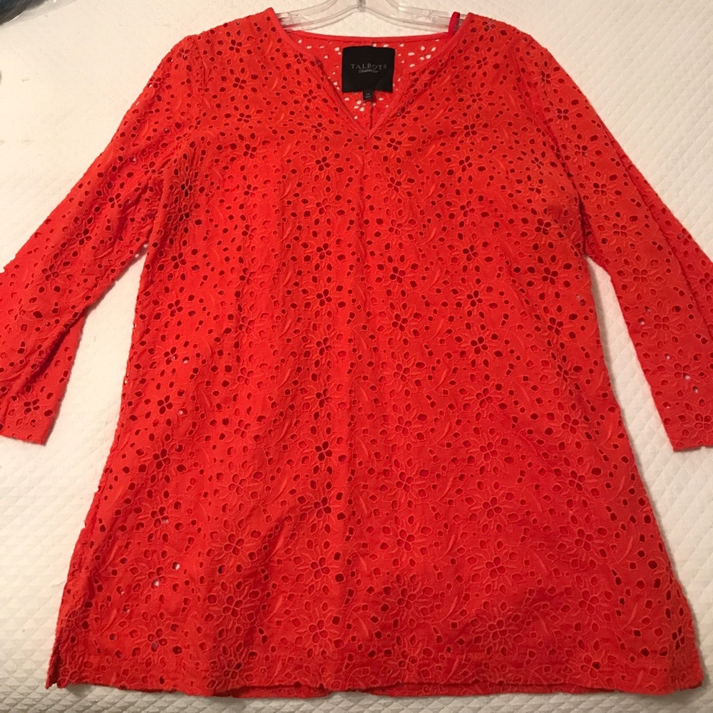 Talbots Eyelet Tunic