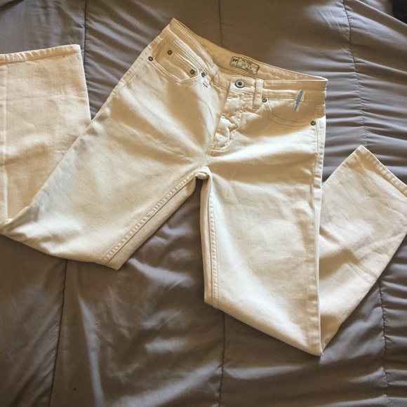 Free people crop yellow jeans size W24 - Picture 4 of 8