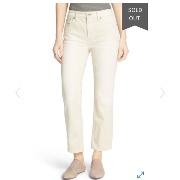 Free People Denim - Free people crop yellow jeans size W24