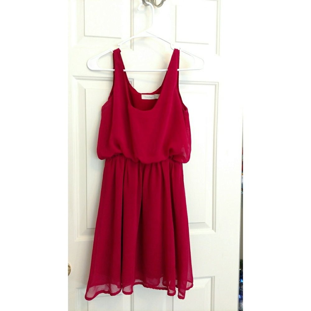 Redish pink dress