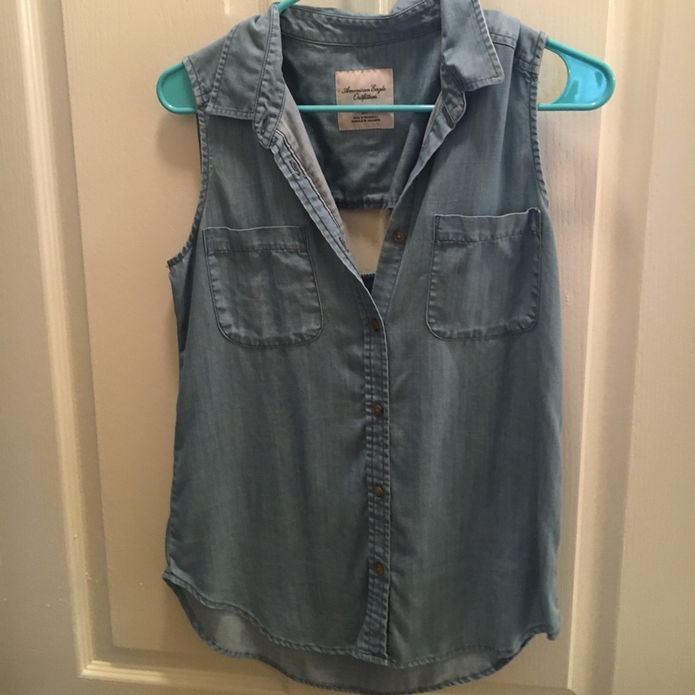 Soft and Sexy faux denim tank