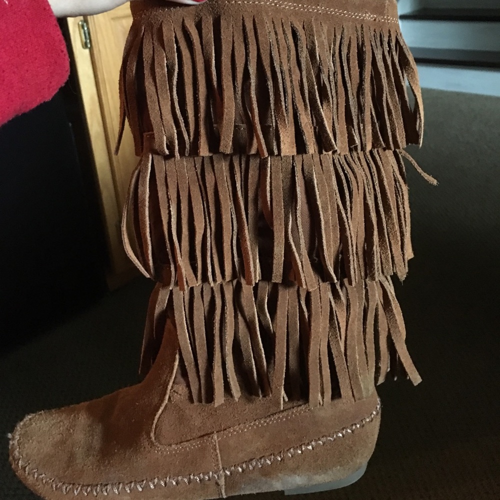 Lauren Conrad Fringe Boots