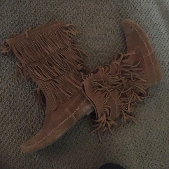 Lauren Conrad Fringe Boots - Picture 2 of 2