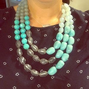 Beautiful Chico's statement beaded necklace