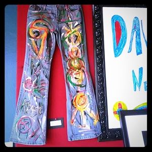 Painted Jeans