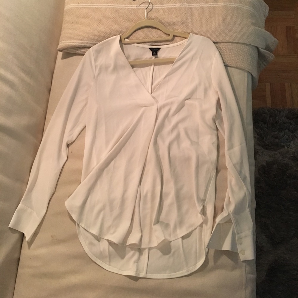 ann taylor long sleeve blouse