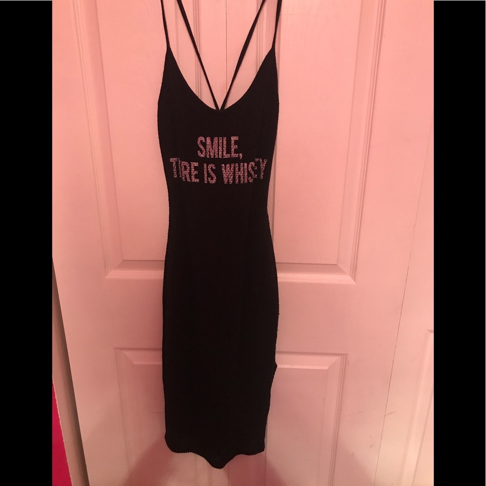 Smile There Is Whiskey Dress