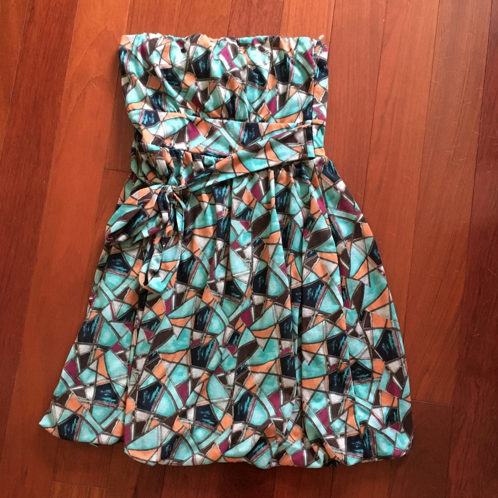 VINTAGE American Rag Strapless Cocktail Dress
