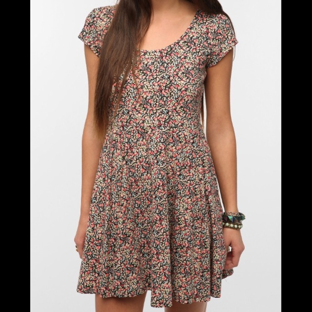 Urban Outfitters Kimchi Blue Floral Skater Dress
