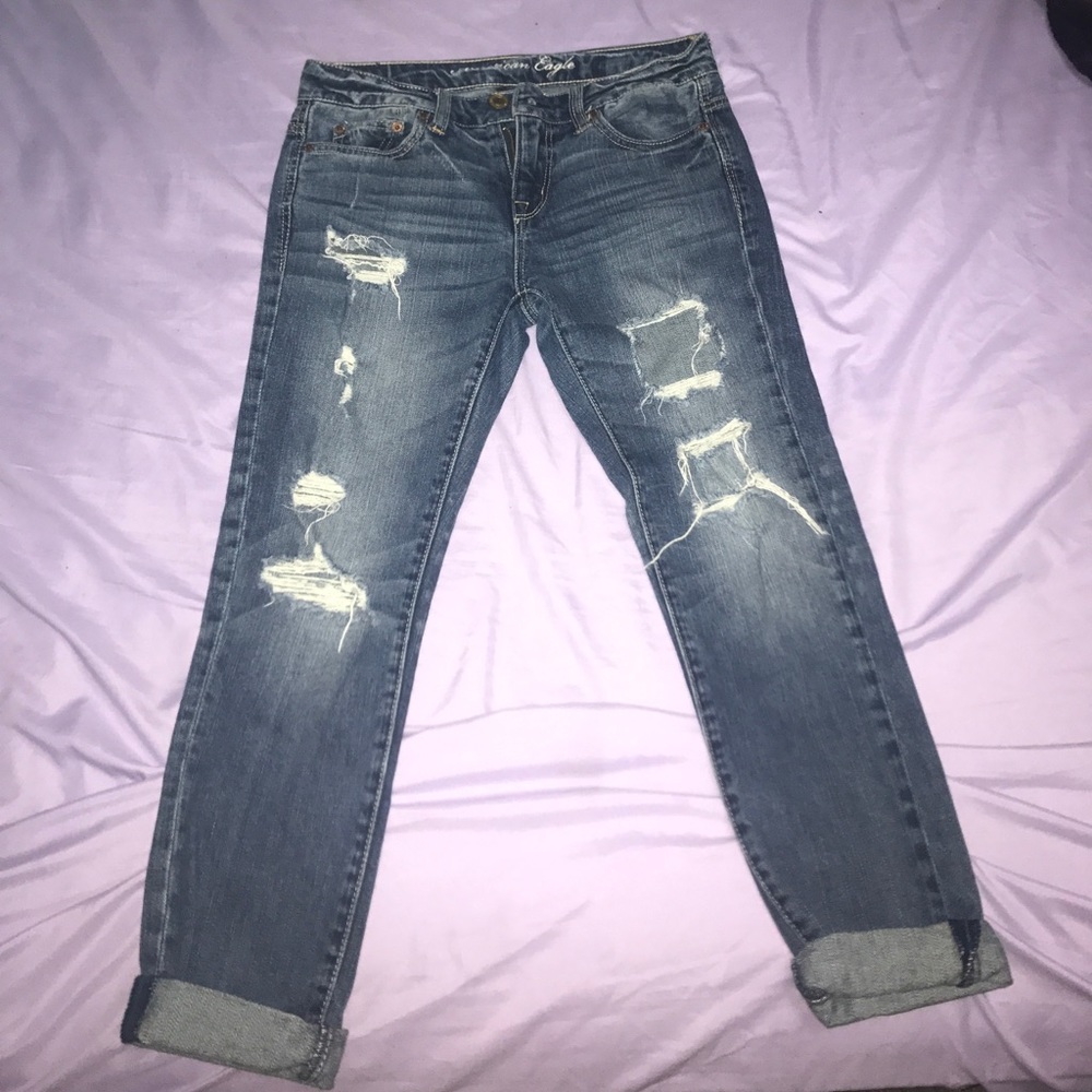 American Eagle crop jeans