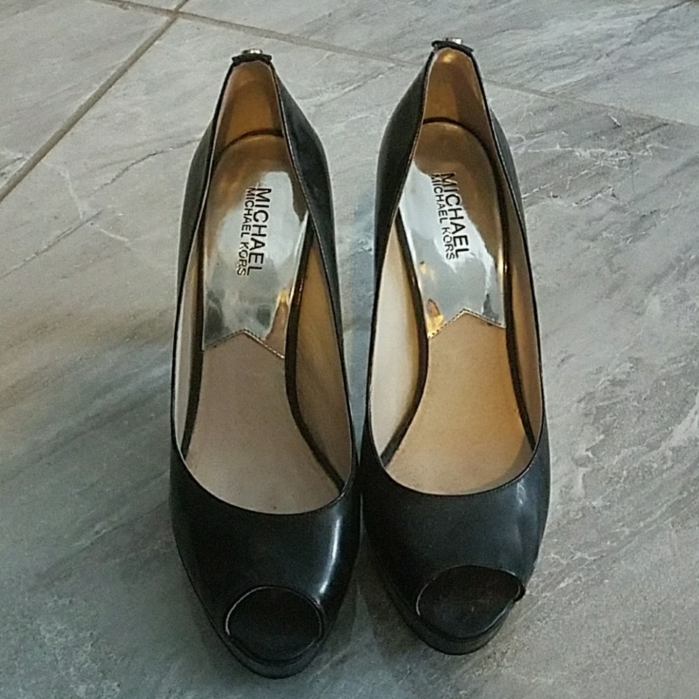 Michael Kors peep-toe heels