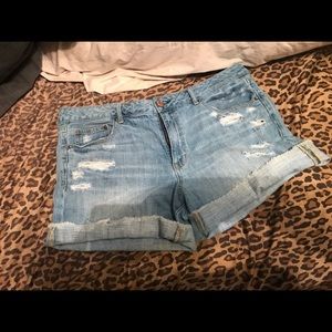 American eagle jean shorts