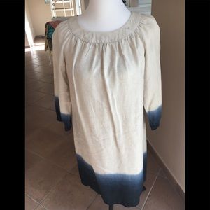 MK Dress with hombre-look fabric