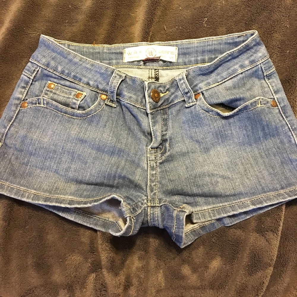 Denim shorts