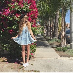 Lf Acid Wash denim dress💙