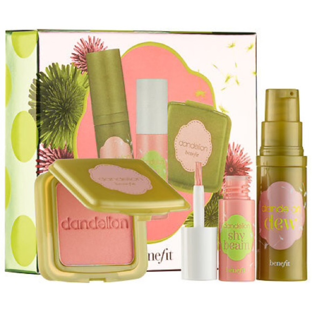 Authentic deluxe Benefit Dandelion blush set