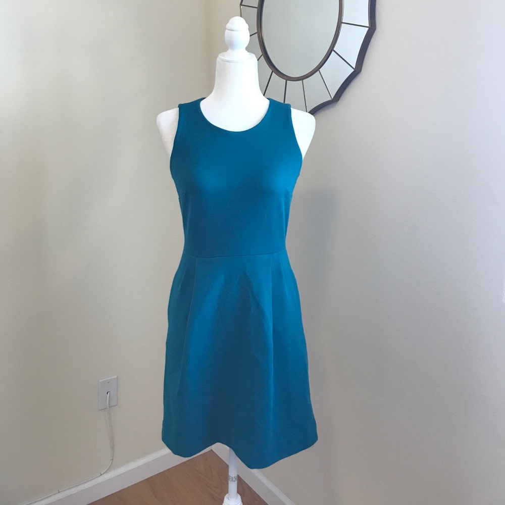 Madewell Verse Dress in Teal Blue XS - Picture 1 of 8