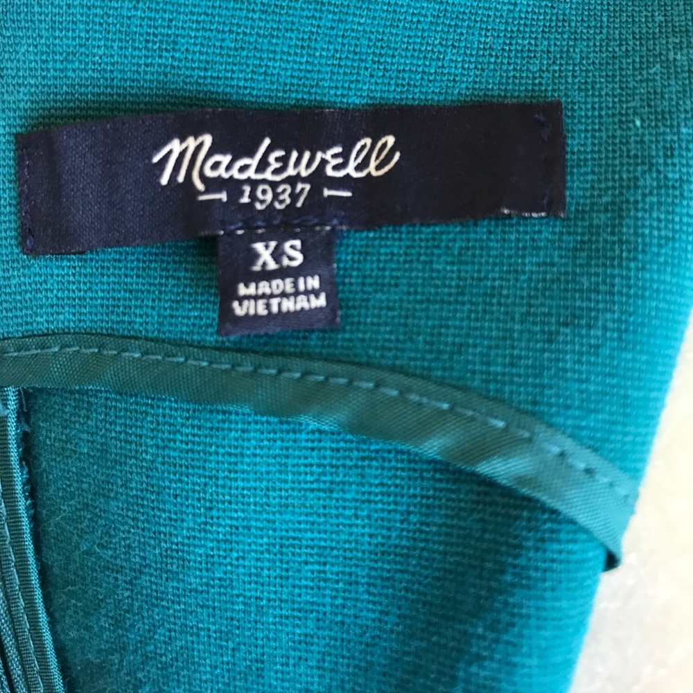 Madewell Verse Dress in Teal Blue XS - Picture 8 of 8