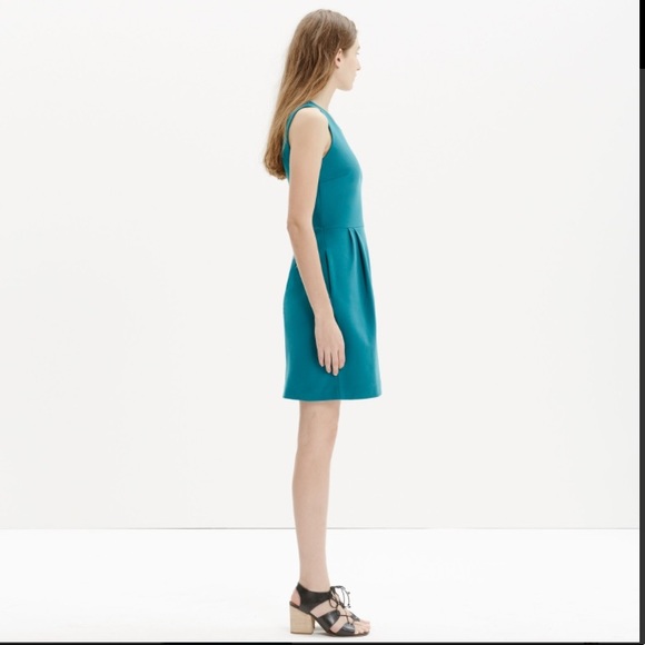 Madewell Verse Dress in Teal Blue XS - Picture 4 of 8