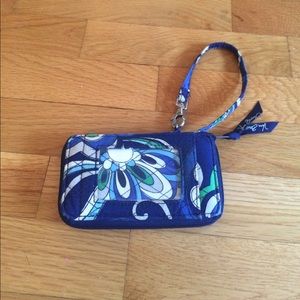 Vera Bradley Wristlet Wallet in Mediterranean Blue
