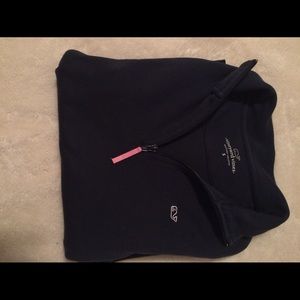 VINEYARD VINES Navy Quarter-zip Jacket/Shep Shirt