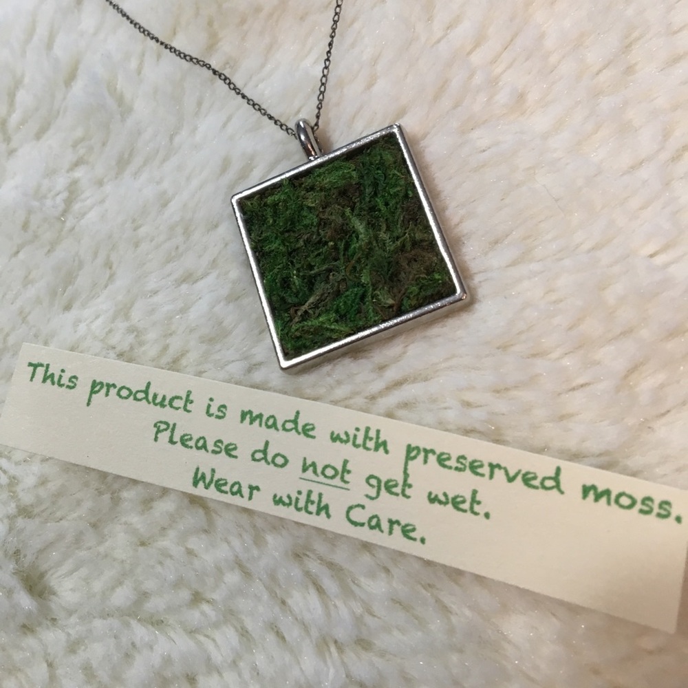 Unique "Terrarium" necklace