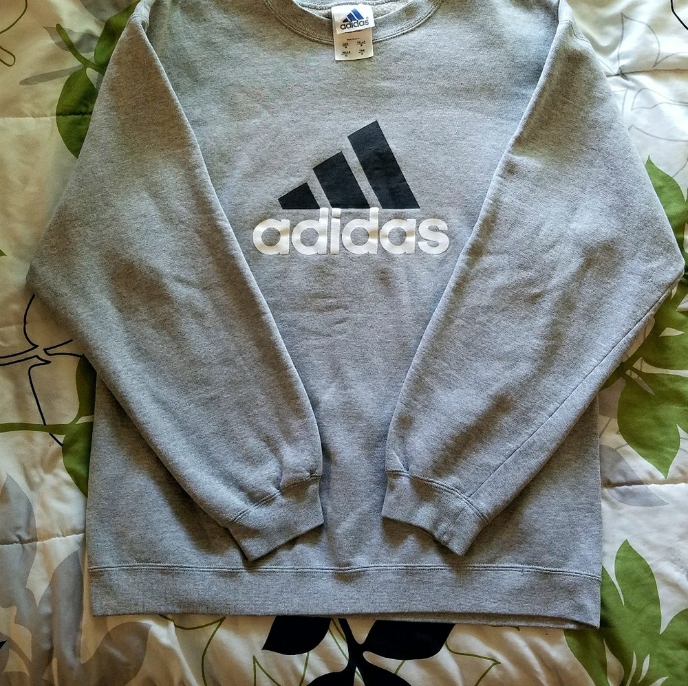Gray Adidas Sweatshirt