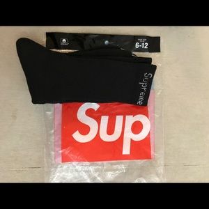 Supreme Black Socks Supreme New York