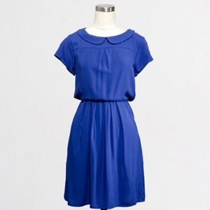 J.Crew Factory Blue Peter Pan Collar Dress