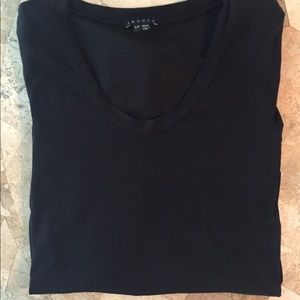 Theory Black Long-sleeved Shirt