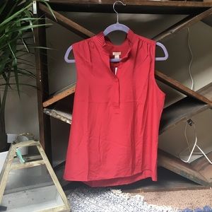 NWT J. CREW Sleeveless Blouse