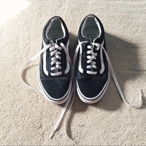 Vans Old Skool Black Canvas Sneakers