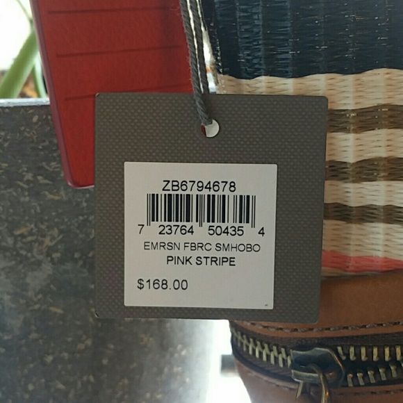 NWT Fossil Emerson Fabric Hobo - Picture 2 of 8