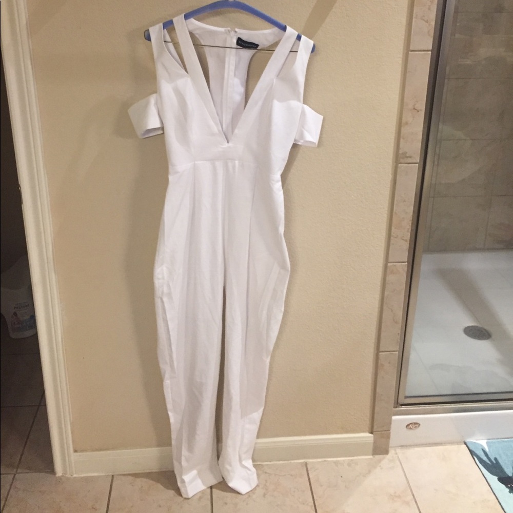 Sexy white romper