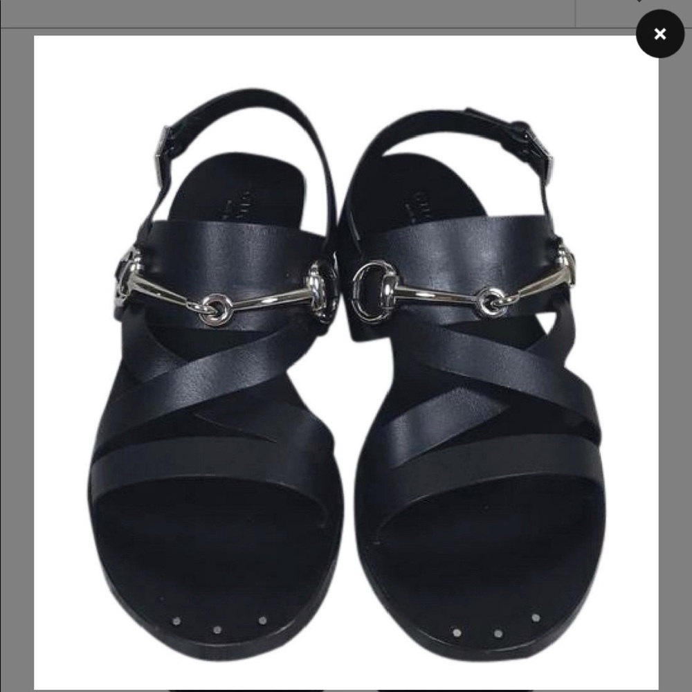 Gucci horsebit sandals used in good condition