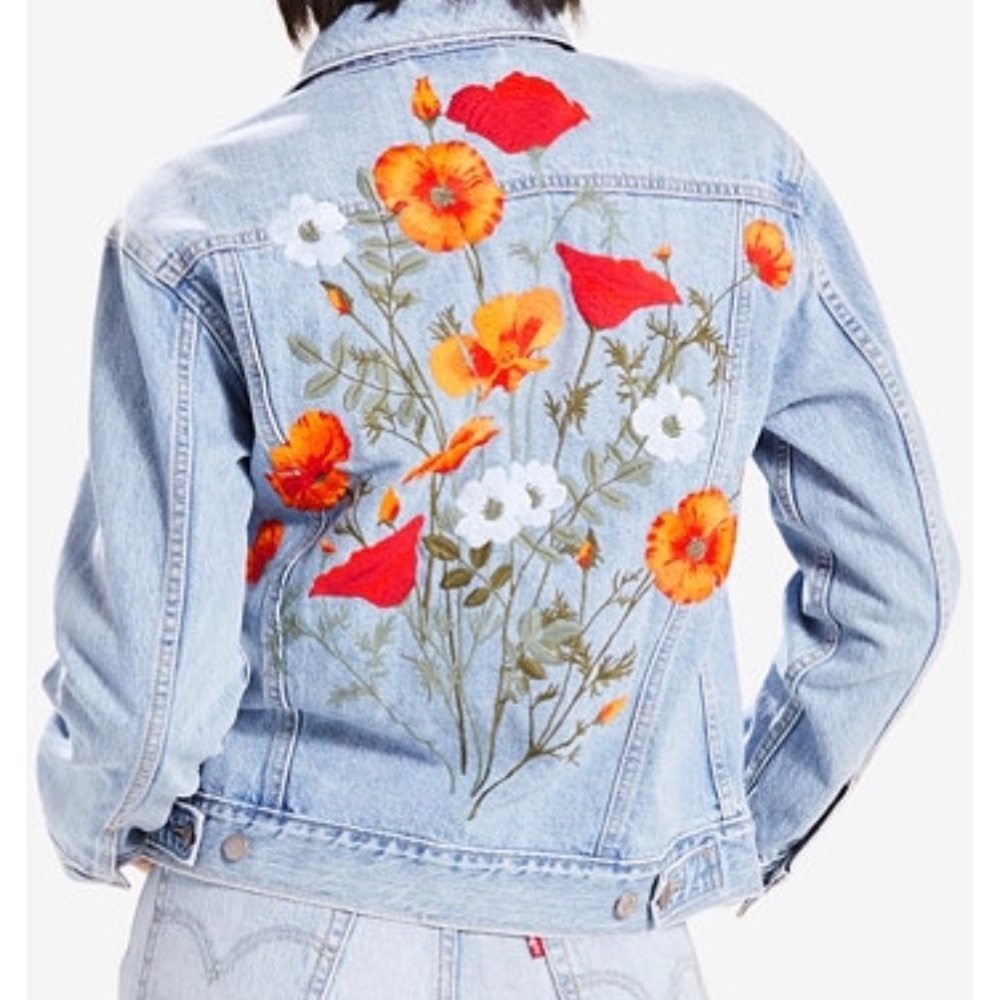 Levi's Limited Ex-Boyfriend Embroidered Jacket
