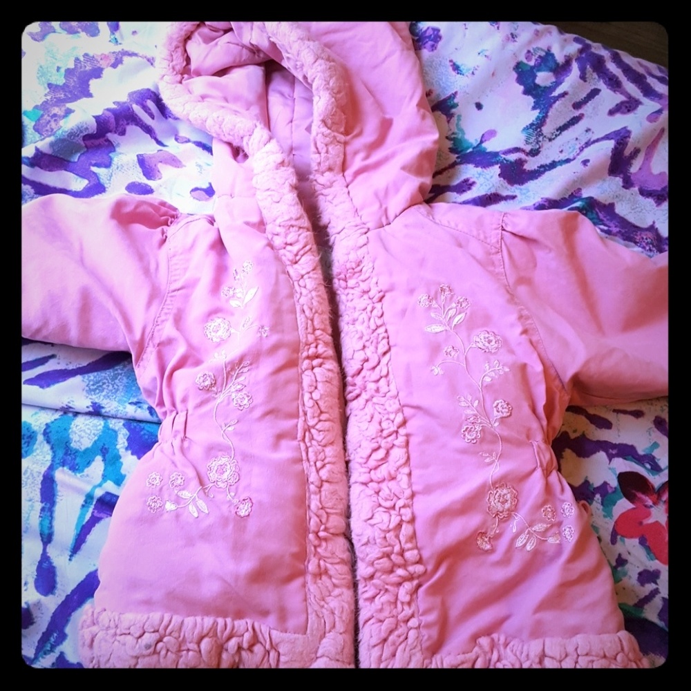 Thick pink jacket 2t girl