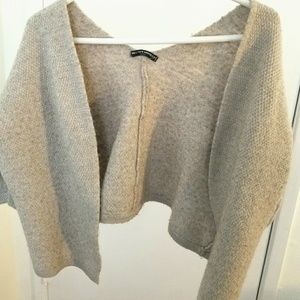 Shrunken cardigan