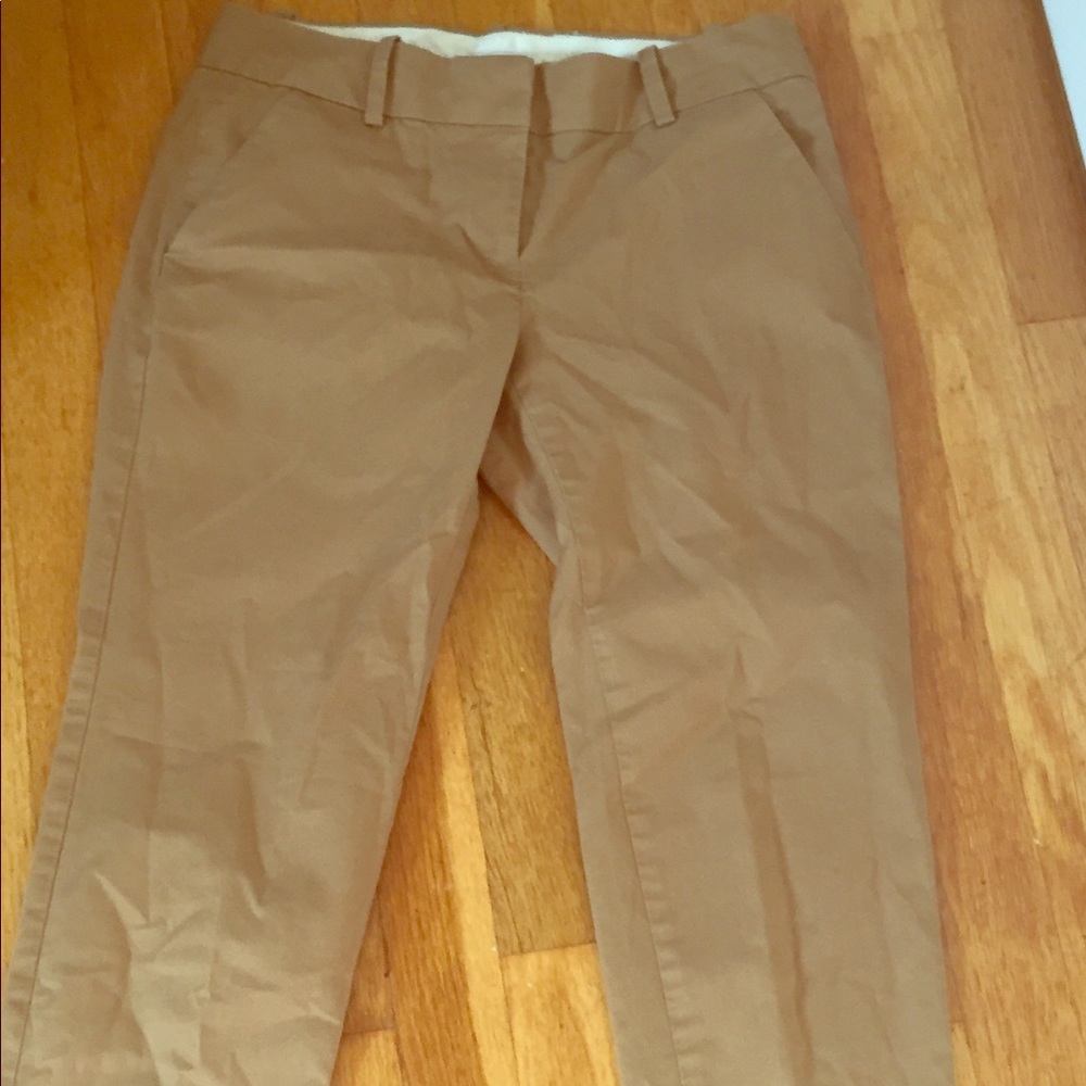 J.Crew Khaki Café Capri