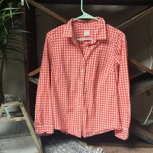 J.CREW Gingham Button-down