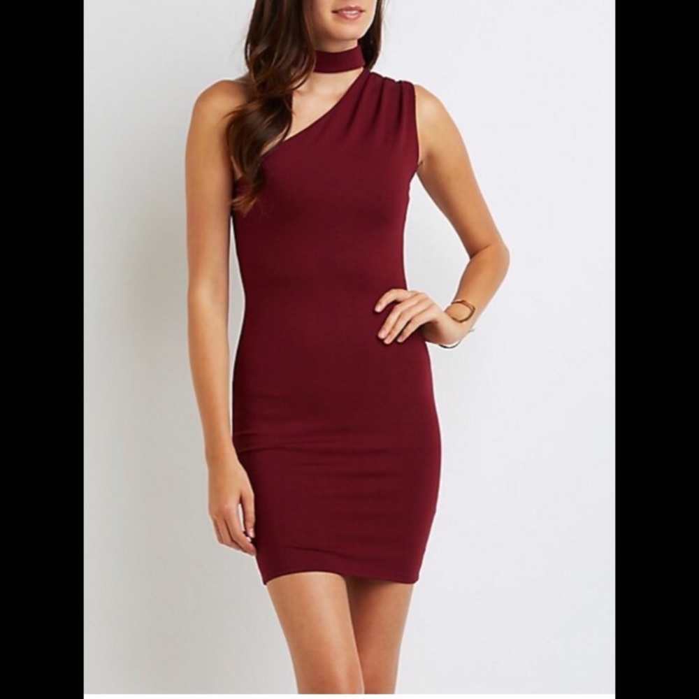 Charlotte Russe One Shoulder Mini Dress