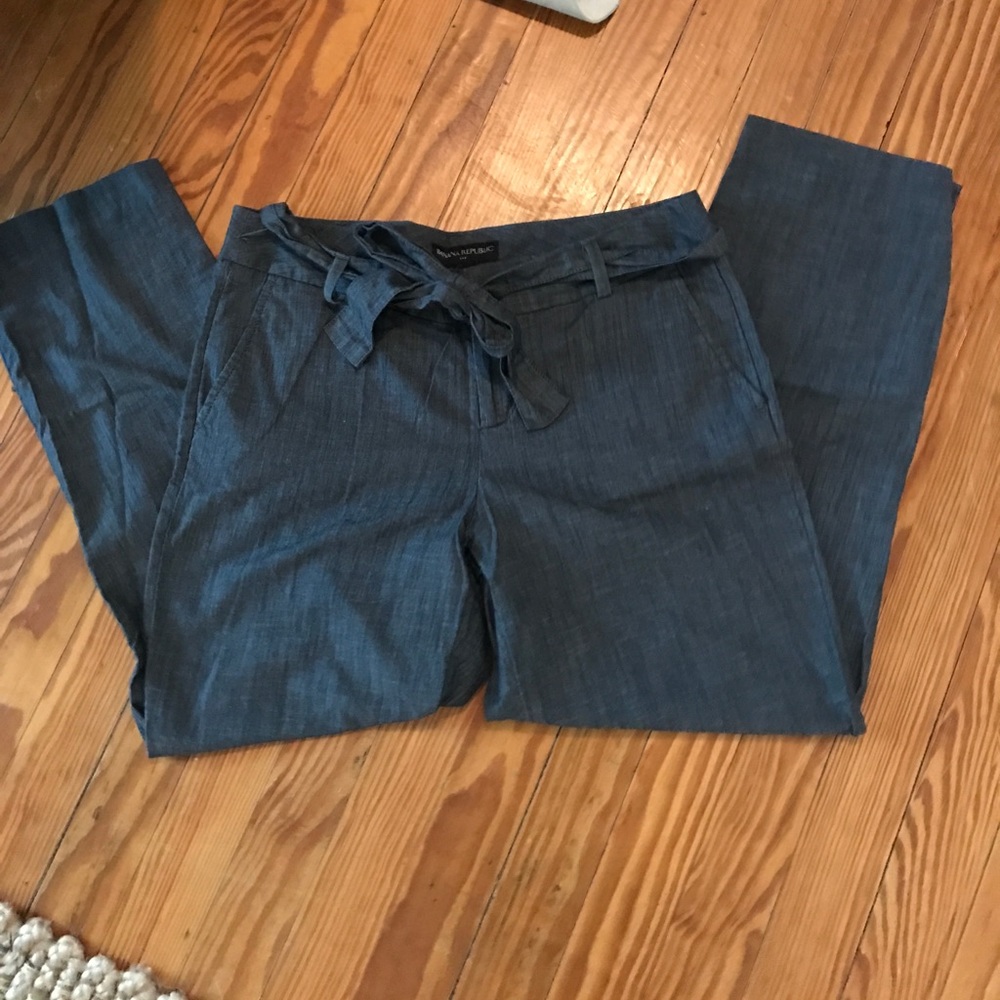 Wide leg trousers