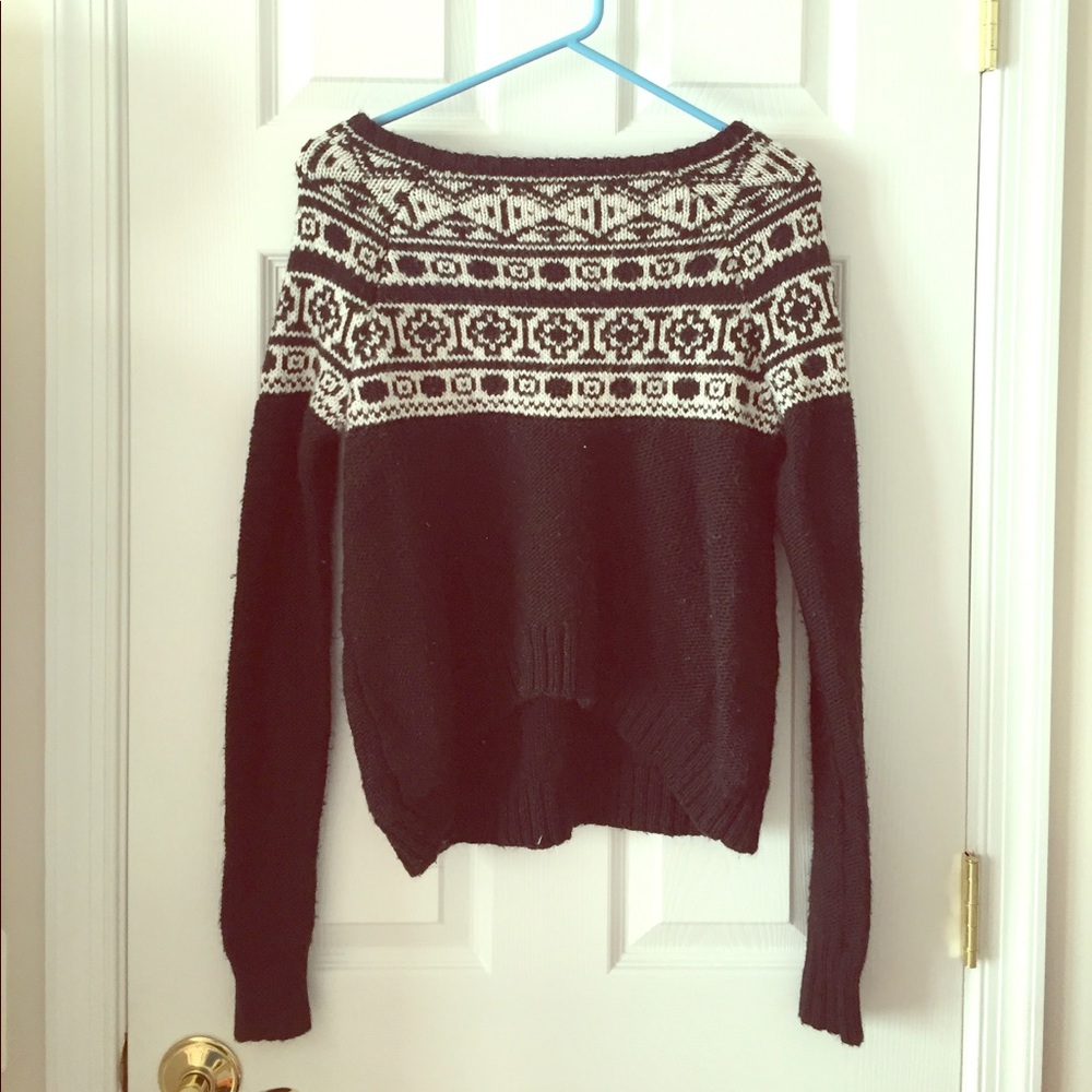 American Eagle Thick Knit Fair Isle Sweater